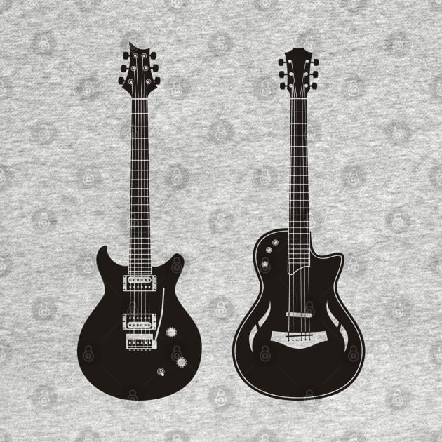 Guitar and Acoustic Guitar by TambuStore